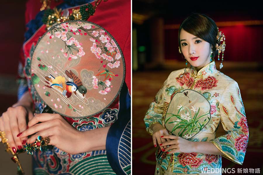 超完整!拍中式婚紗照攻略|掌握這些重點讓妳化身氣場超強的宮廷美人 中式禮服,繡禾服,中國風婚紗,中式新娘造型,中式捧花